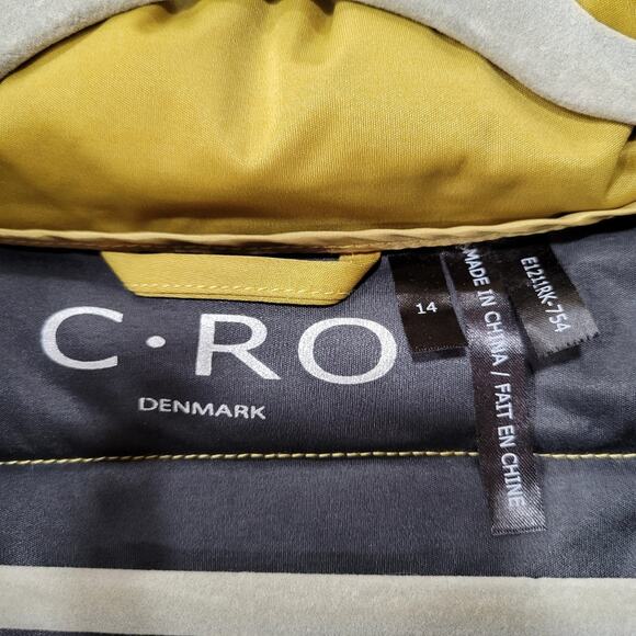 C-Ro Denmark Quilted Zip Front 2 Way Stretch Jacket E1211RK-754 Size 14 - Picture 10 of 15